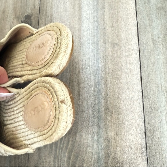Coach Women's Cali Espadrille Slide with Signature Jacquard size 8.5 - Picture 4 of 6